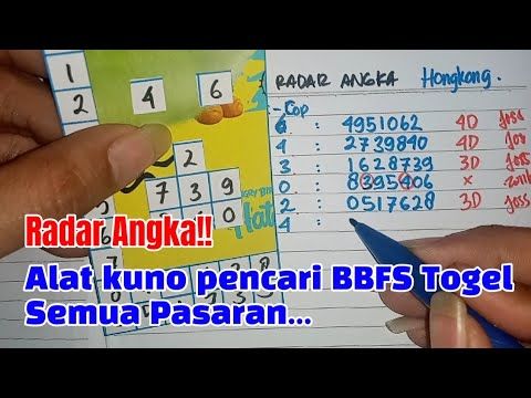 Alat Kuno Pencari BBFS Togel Semua Pasaran